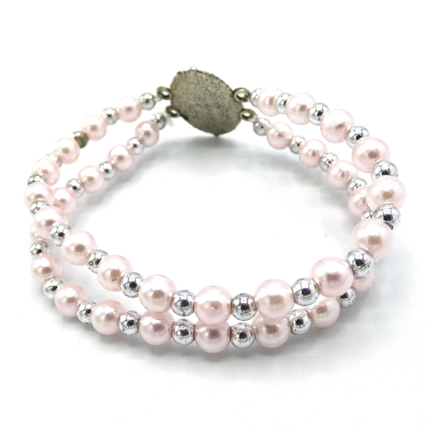 Rose Double Banded Fatima Bracelet