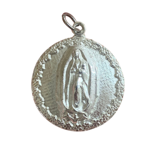 Round Guadalupe Marian Medal