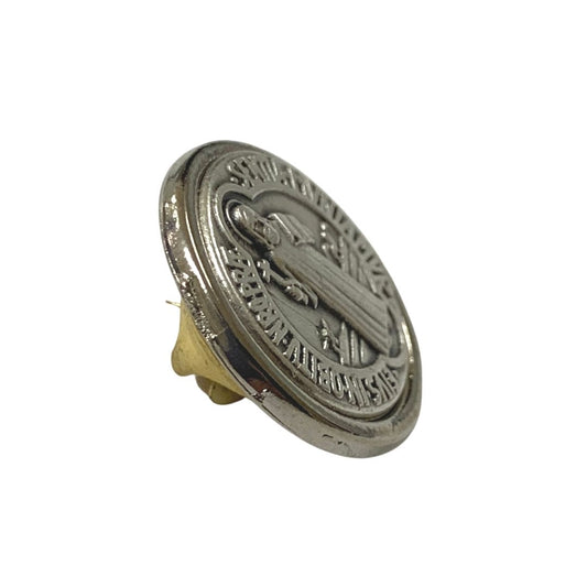 Round St. Benedict Pin
