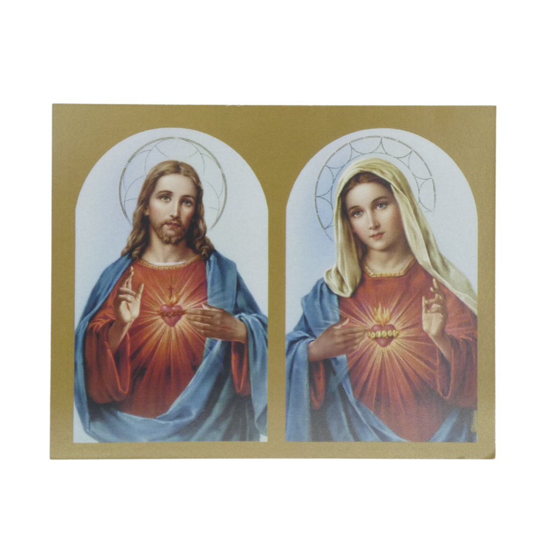 Sacred Heart and Immaculate Heart Image