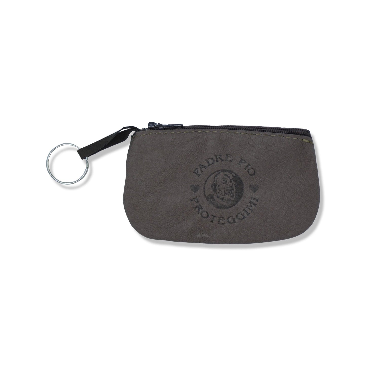 Leather Padre Pio Pouch