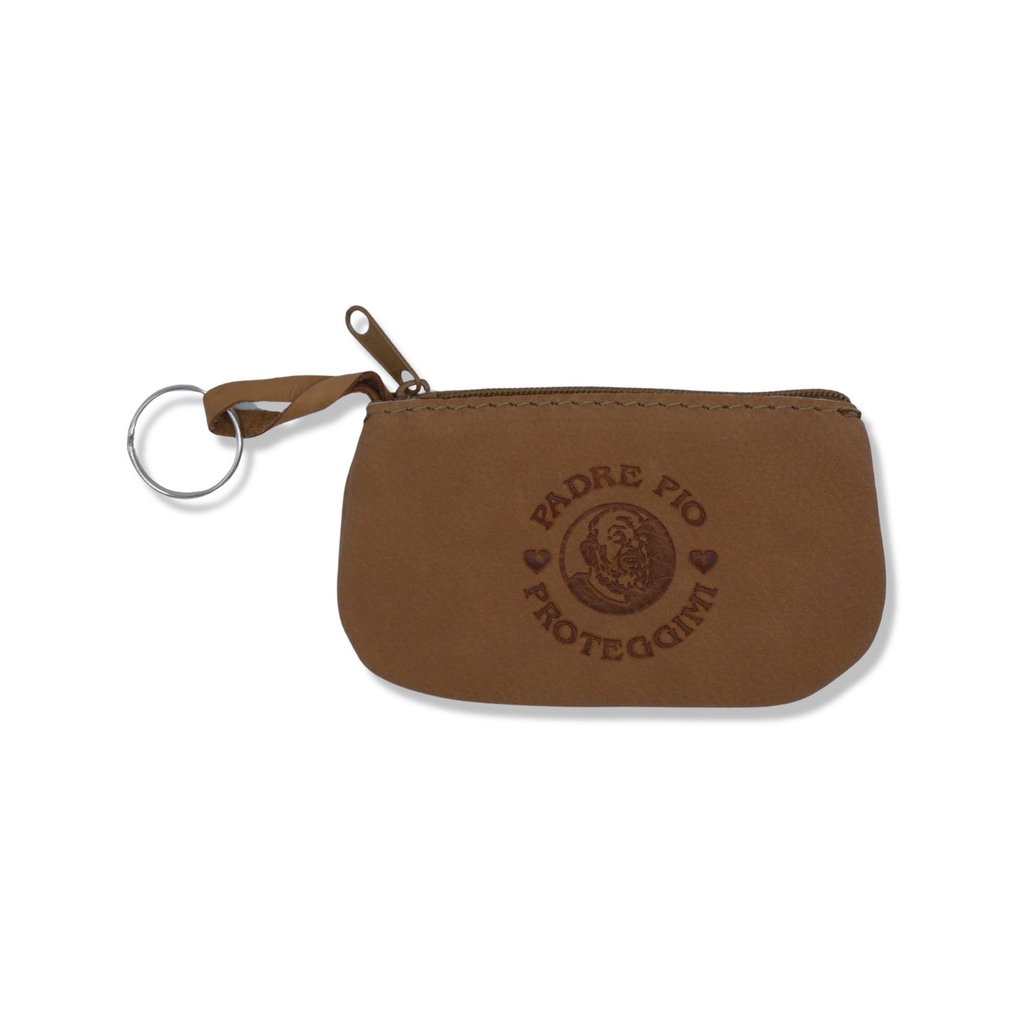 Leather Padre Pio Pouch