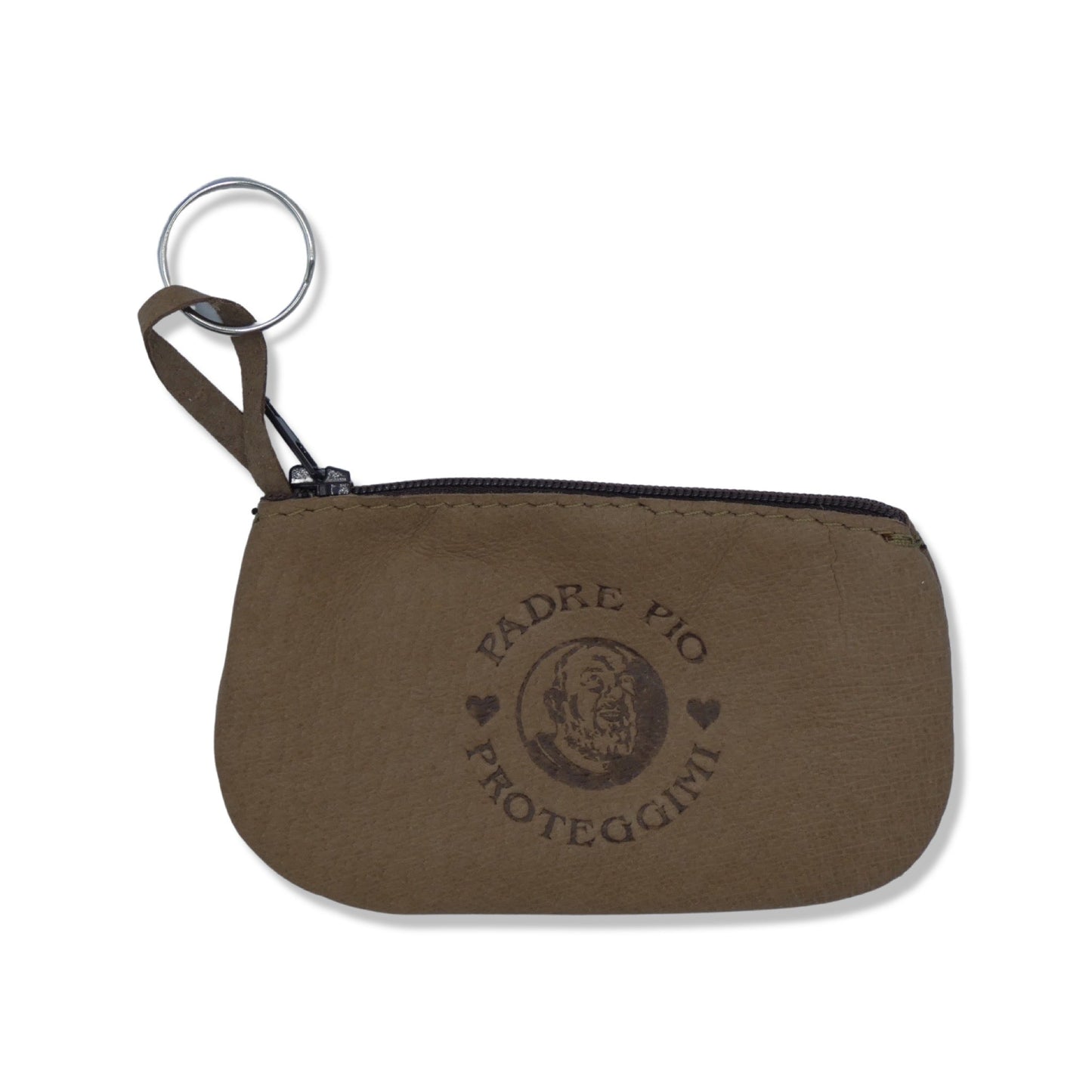 Leather Padre Pio Pouch