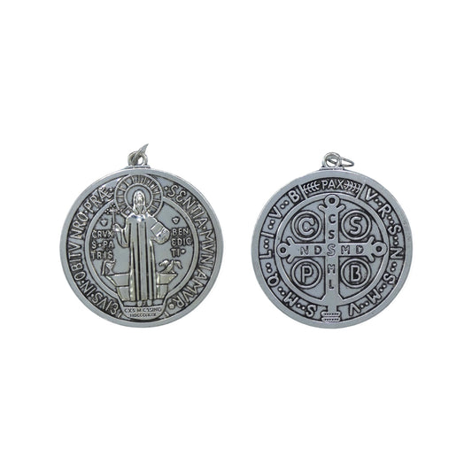 Silver Circle St. Benedict Medal