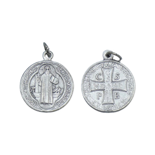 Silver Platinum St. Benedict Medal