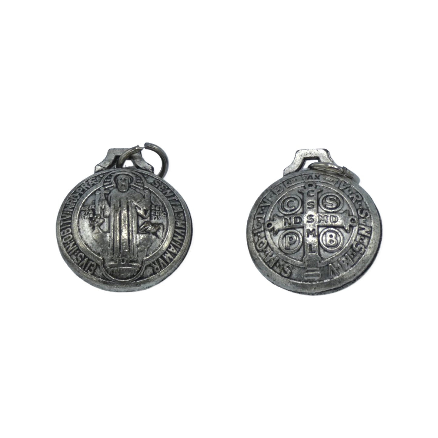 Silver Round St. Benedict Medal