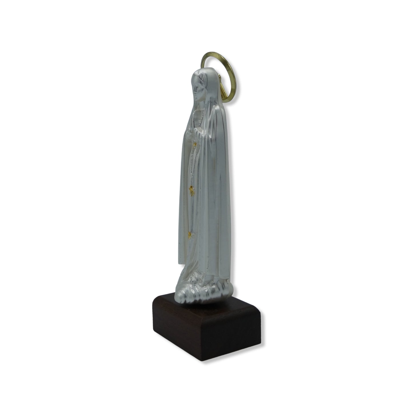 Small Silver Fatima Statue