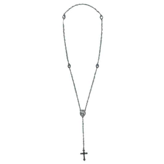 Pearl Padre Pio Rosary with Relic
