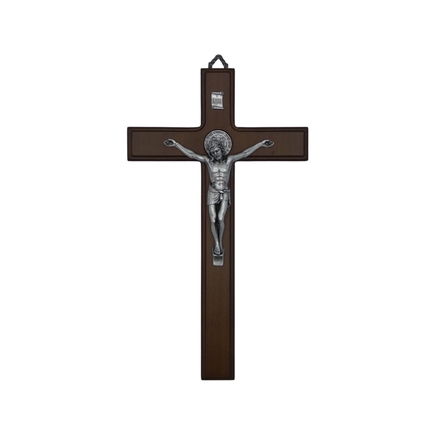 Walnut Colored St. Benedict Crucifix
