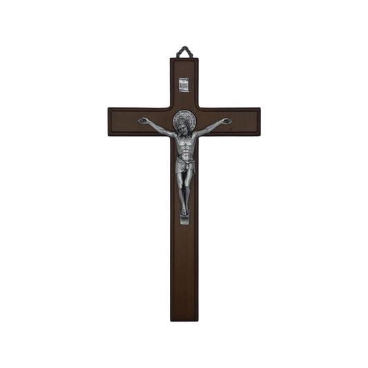 Walnut Colored St. Benedict Crucifix