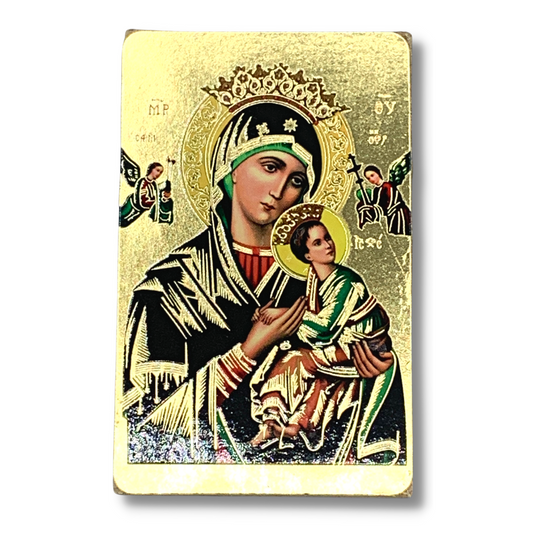 Small Wooden Our Lady of Perpetual Help Icon