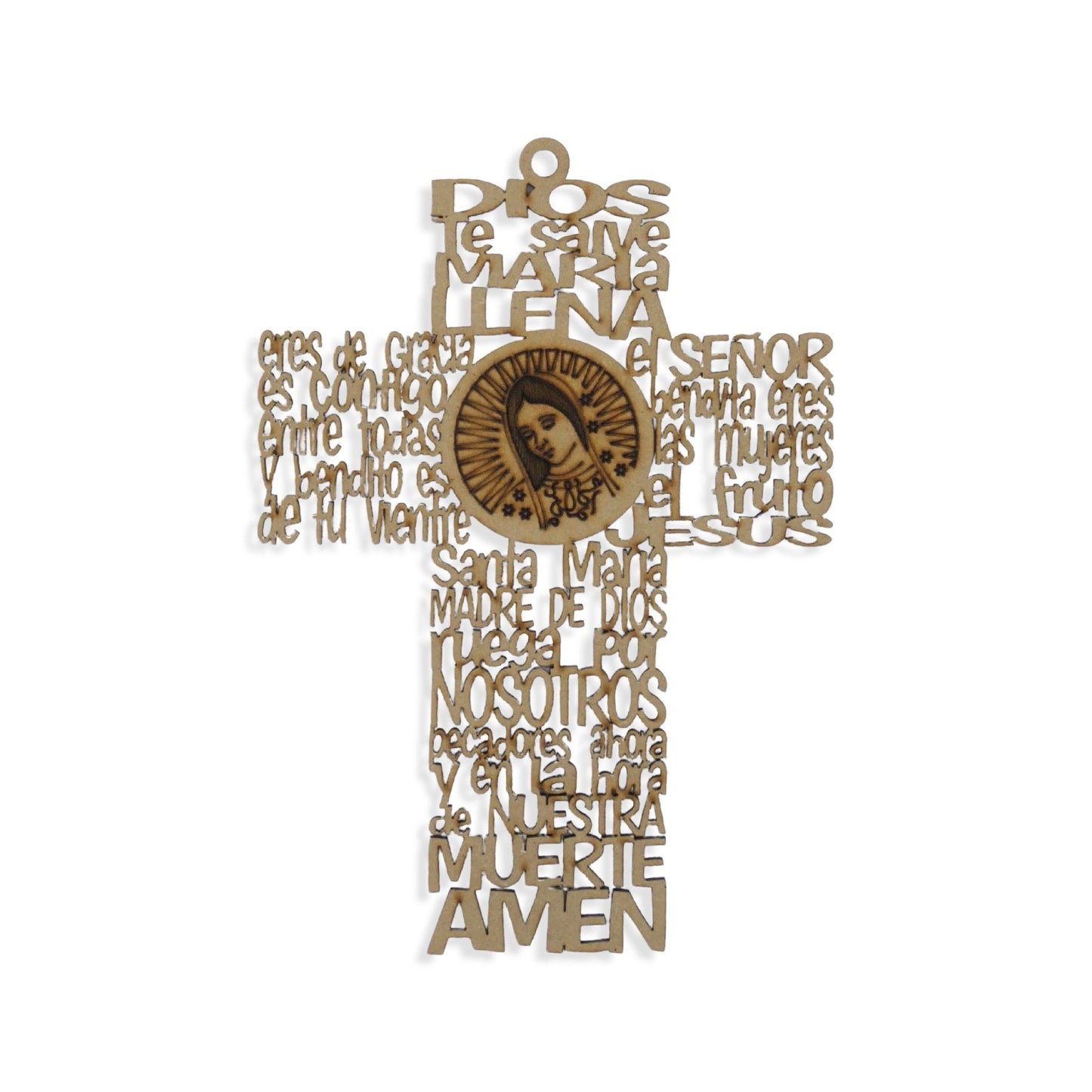 "Ave Maria" Guadalupe Cross