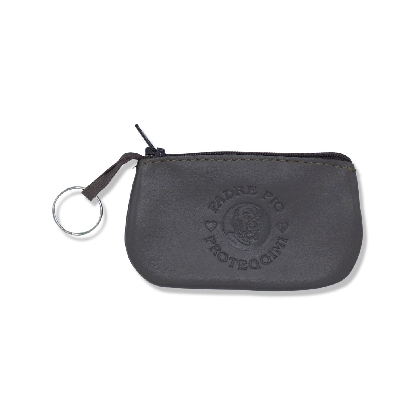 Leather Padre Pio Pouch