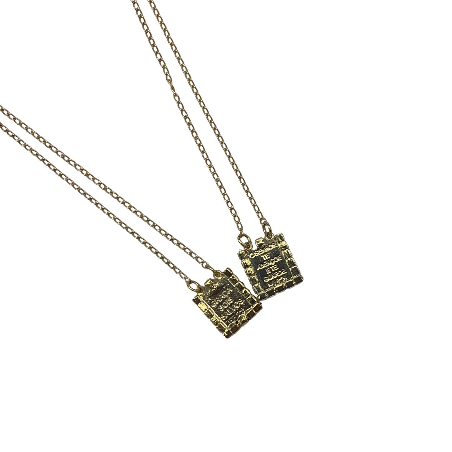 Square Gold Scapular
