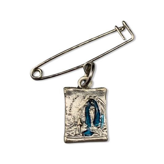 Square Lourdes Pin