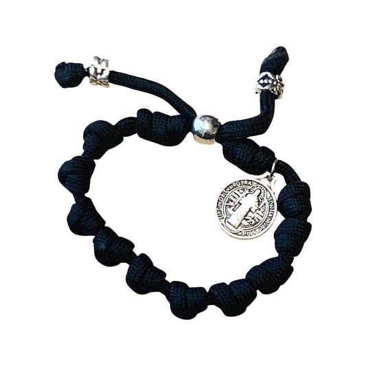 St. Benedict Knot Decade Rosary Bracelet