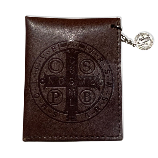 St. Benedict Imitation Leather Pouch