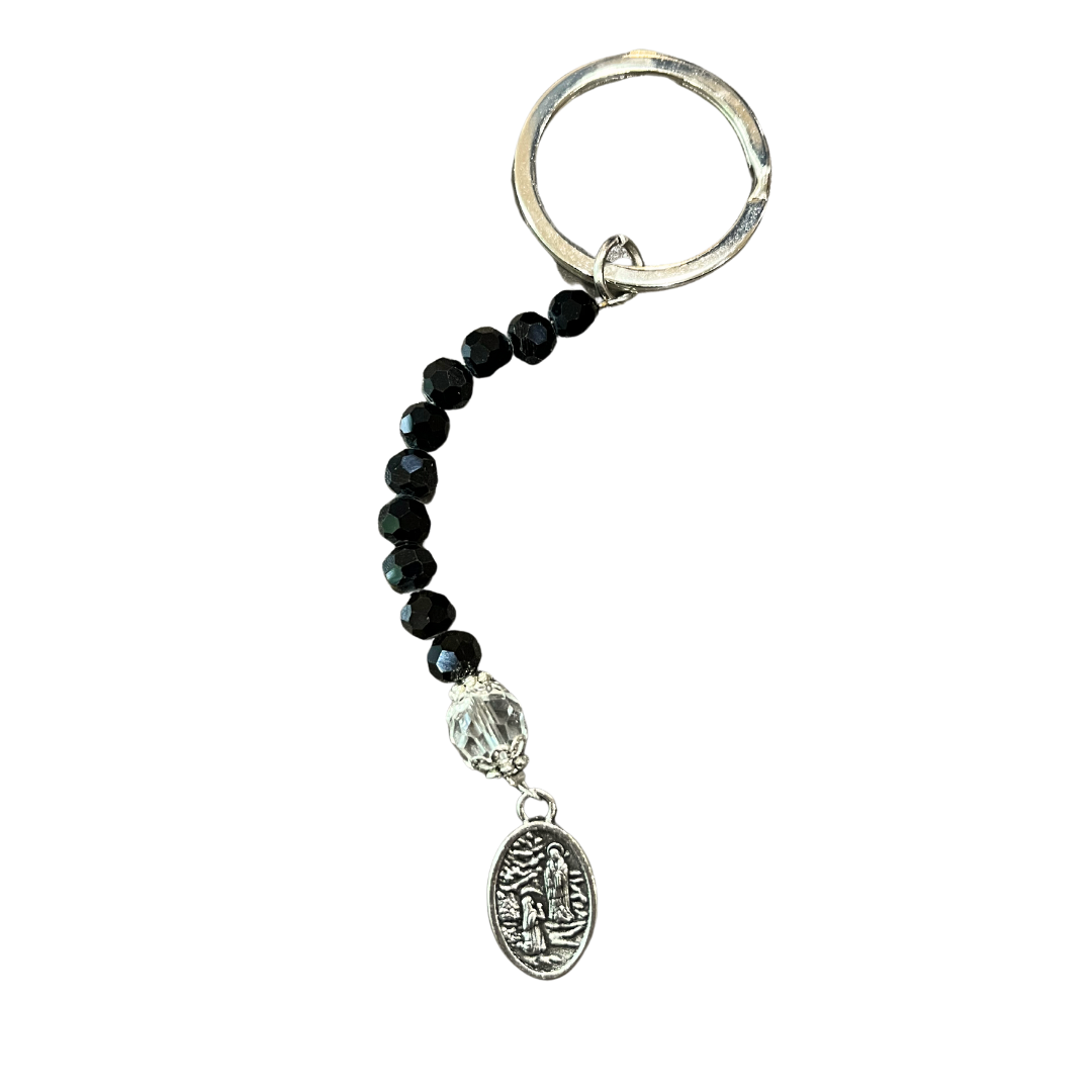 St. Bernadette Decade Rosary Keychain