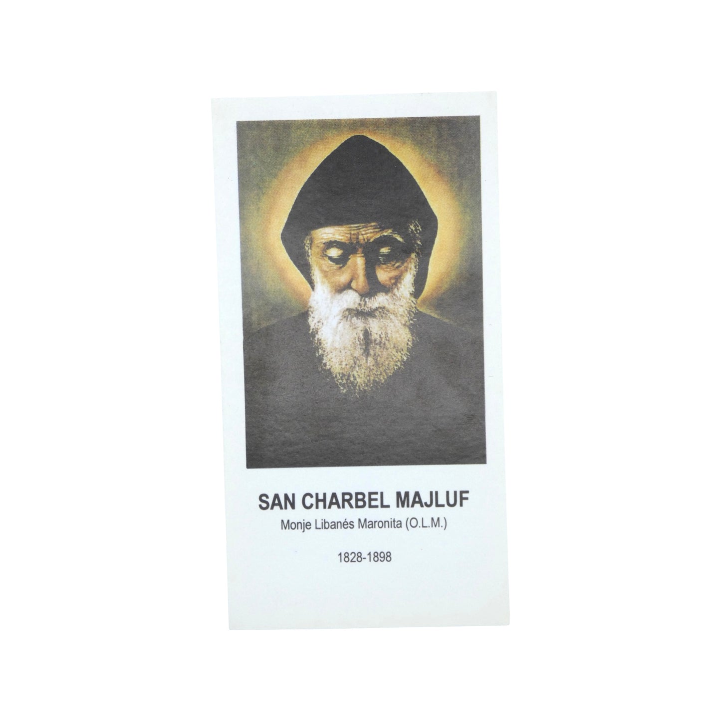 St. Charbel Holy Card