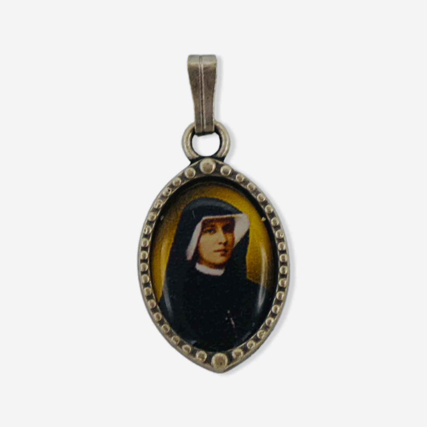 St. Faustina Medal with Relic