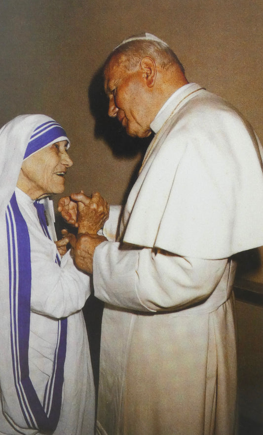 St. John Paul II and Mother Teresa Print