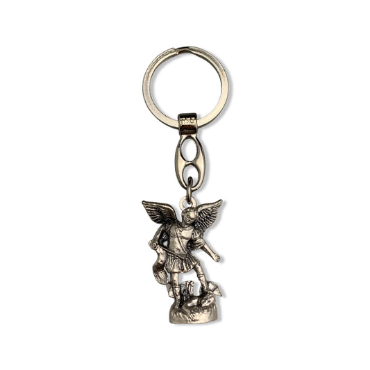 St. Michael Statue Keychain