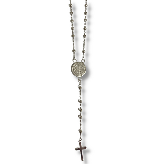 St. Benedict Medal Rosary Necklace