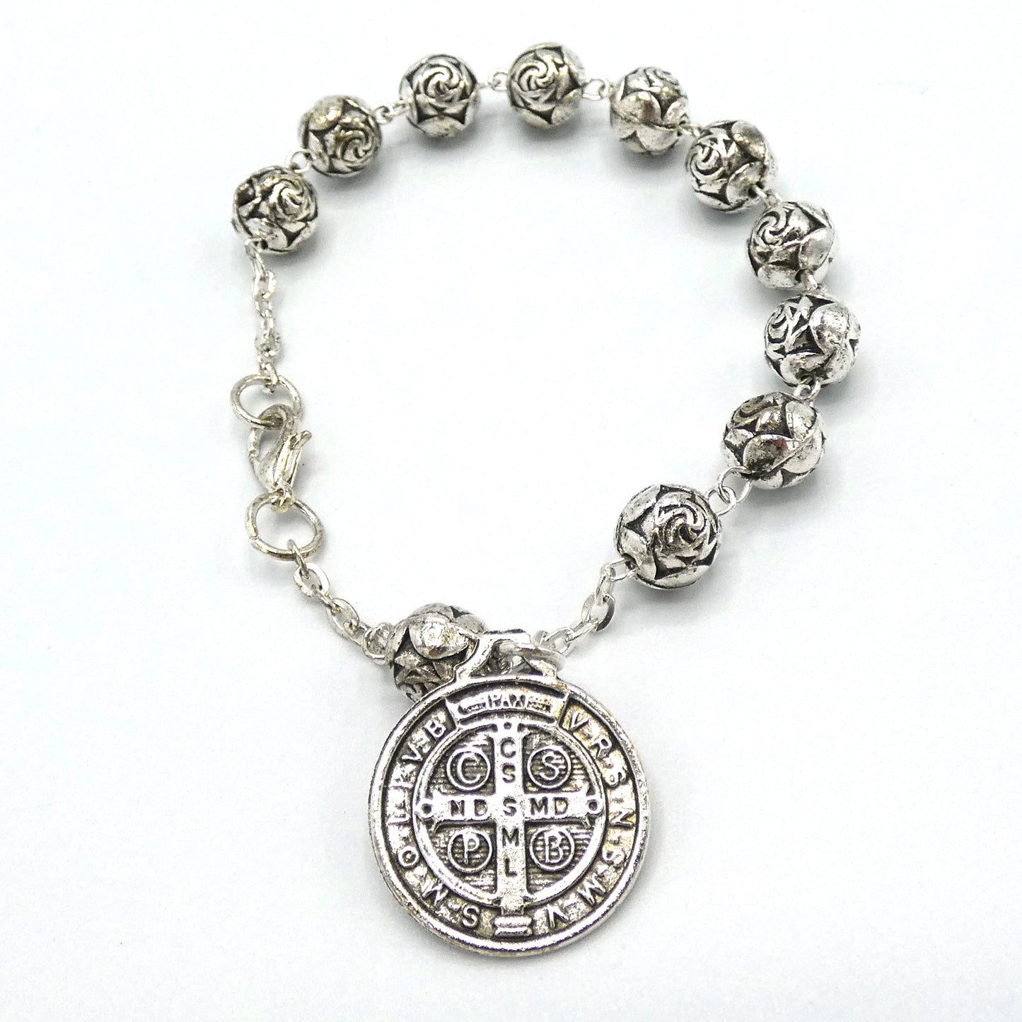 St. Benedict Rose Decade Bracelet