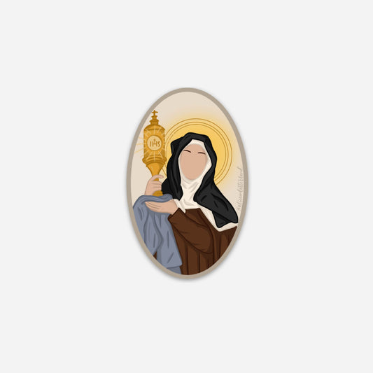St. Clare of Assisi Sticker