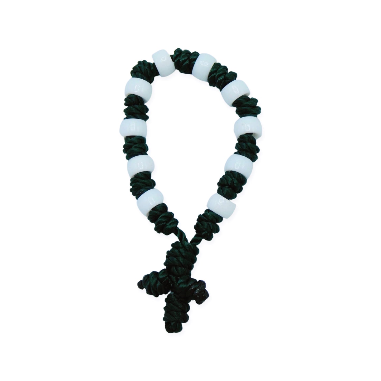 String and Beaded Decade Rosary of Assorted Colors