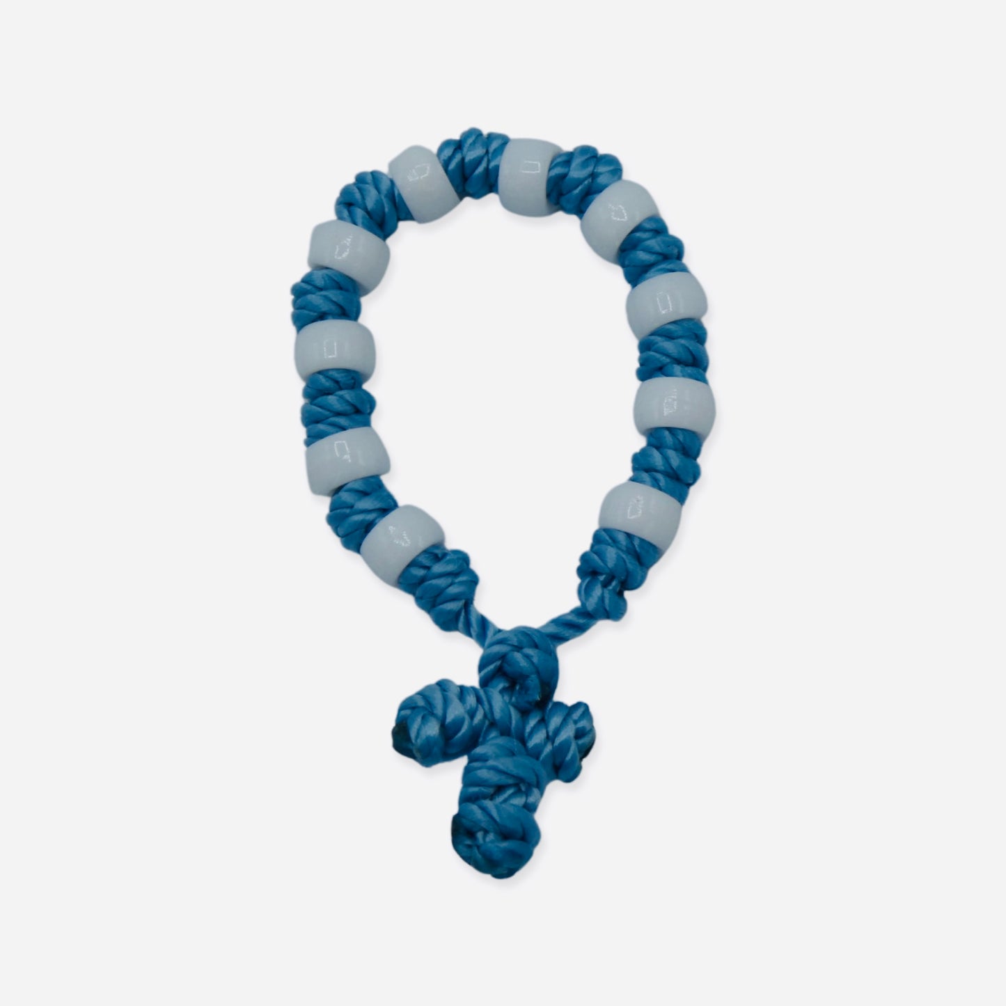 String and Beaded Decade Rosary of Assorted Colors