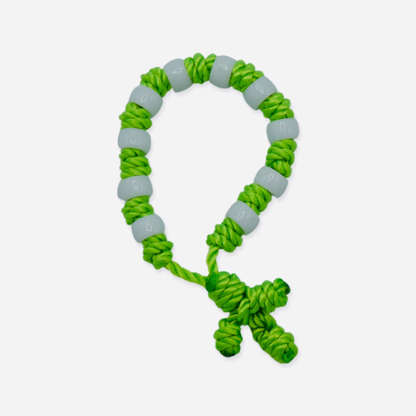 String and Beaded Decade Rosary of Assorted Colors