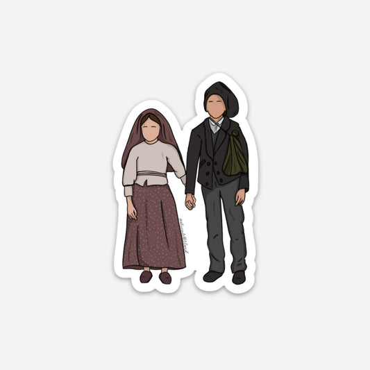 Sts. Jacinta and Francisco Sticker
