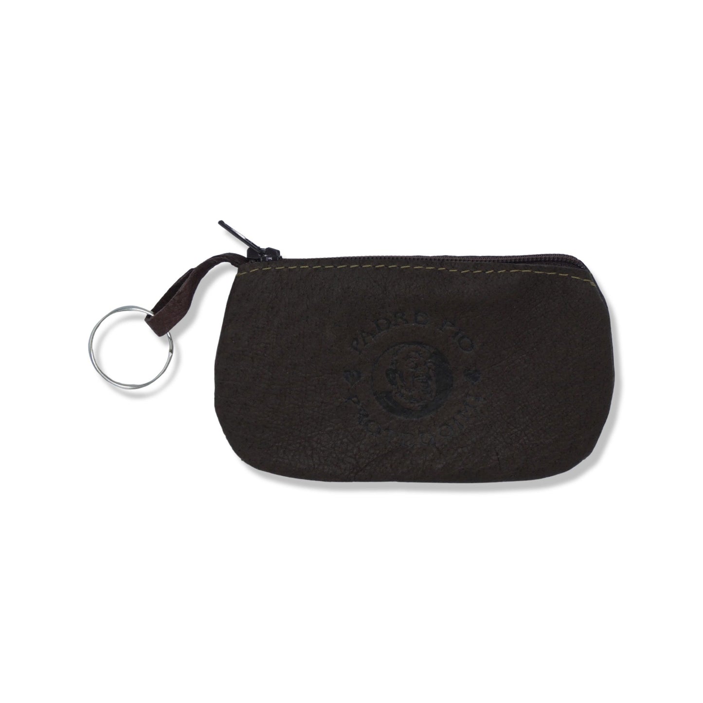 Leather Padre Pio Pouch