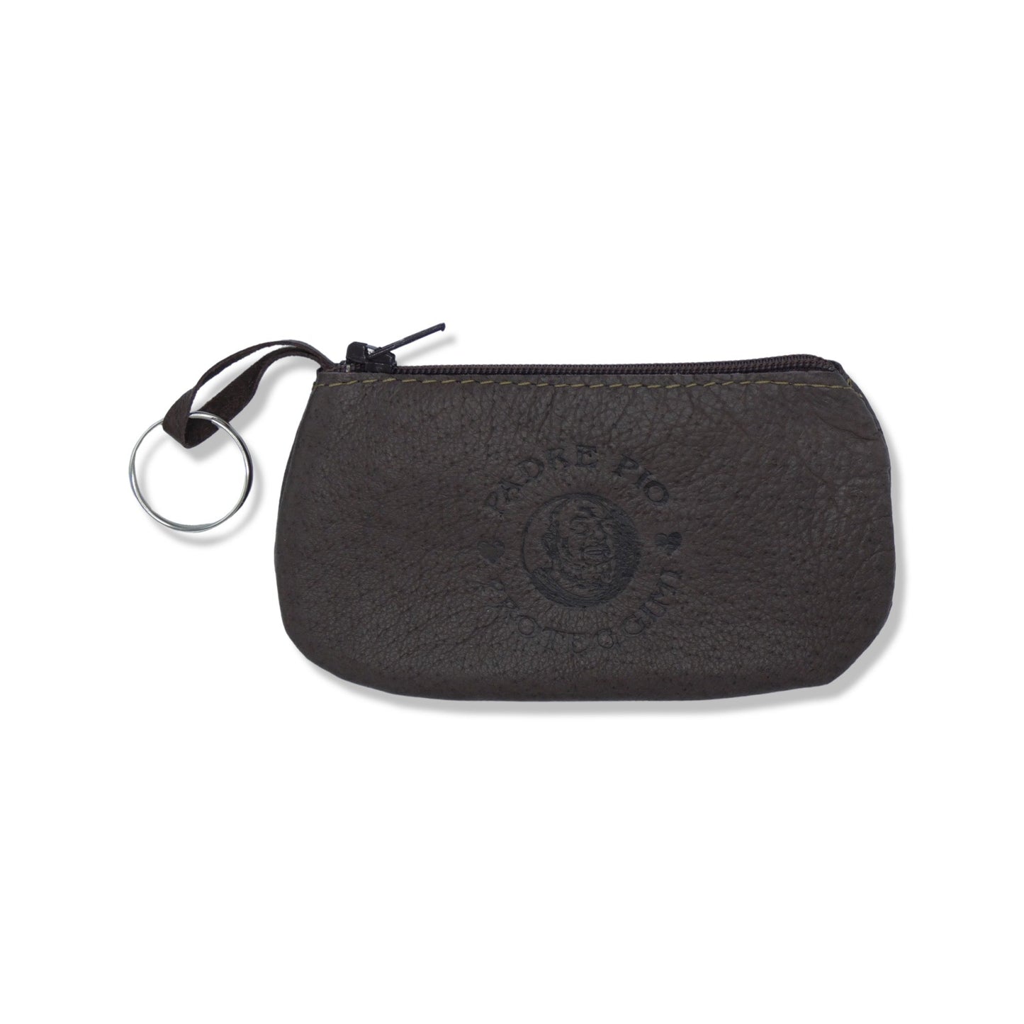 Leather Padre Pio Pouch