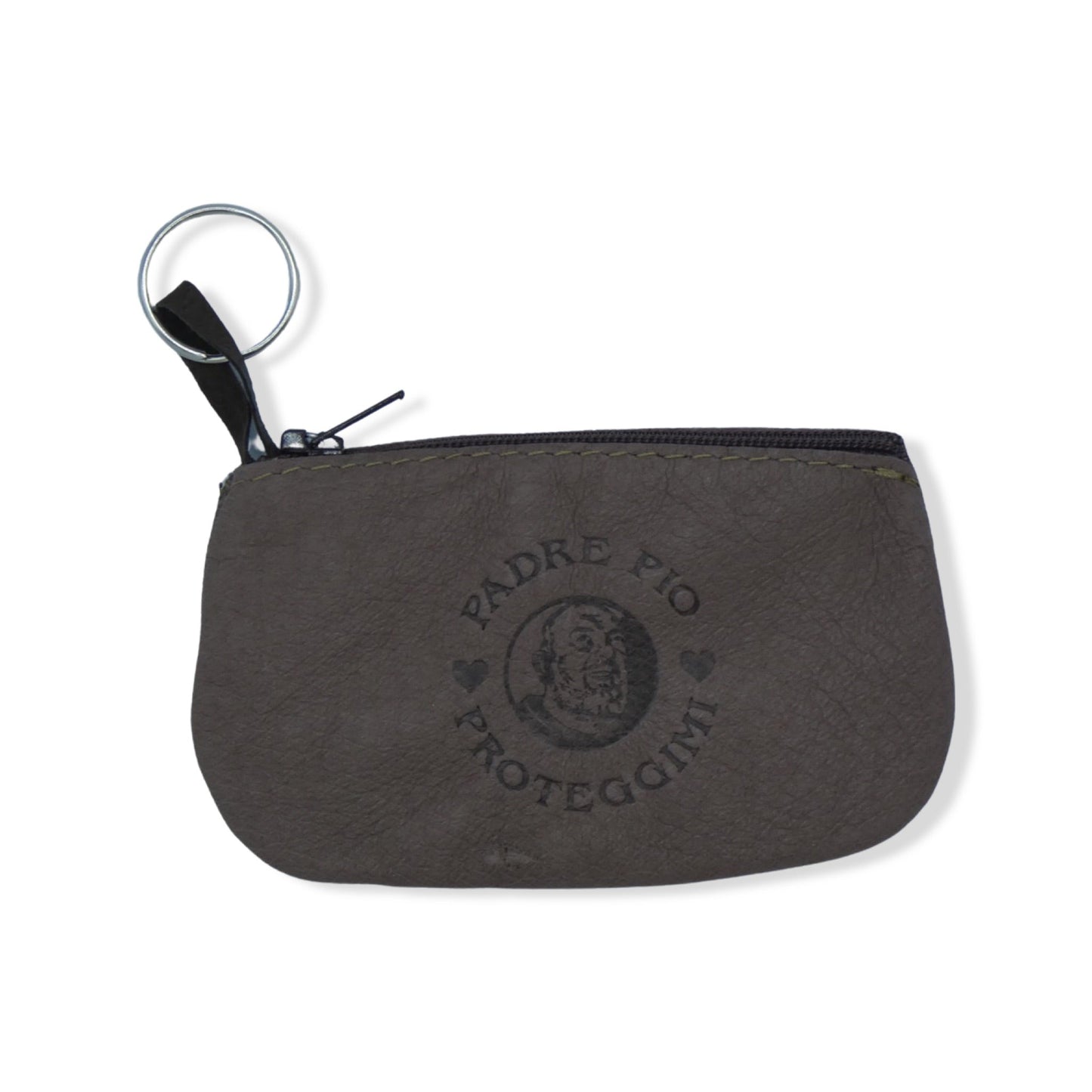 Leather Padre Pio Pouch