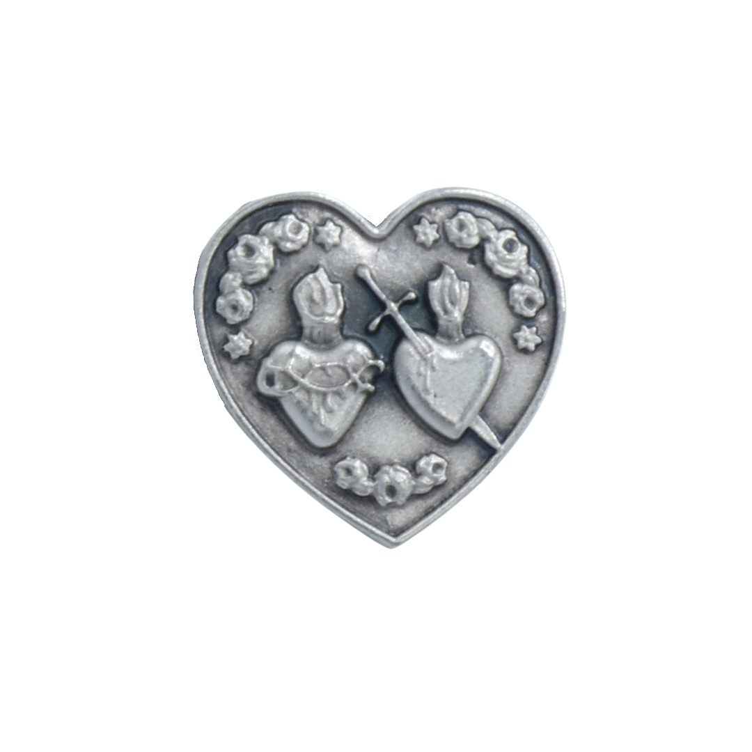 Two Hearts Pin