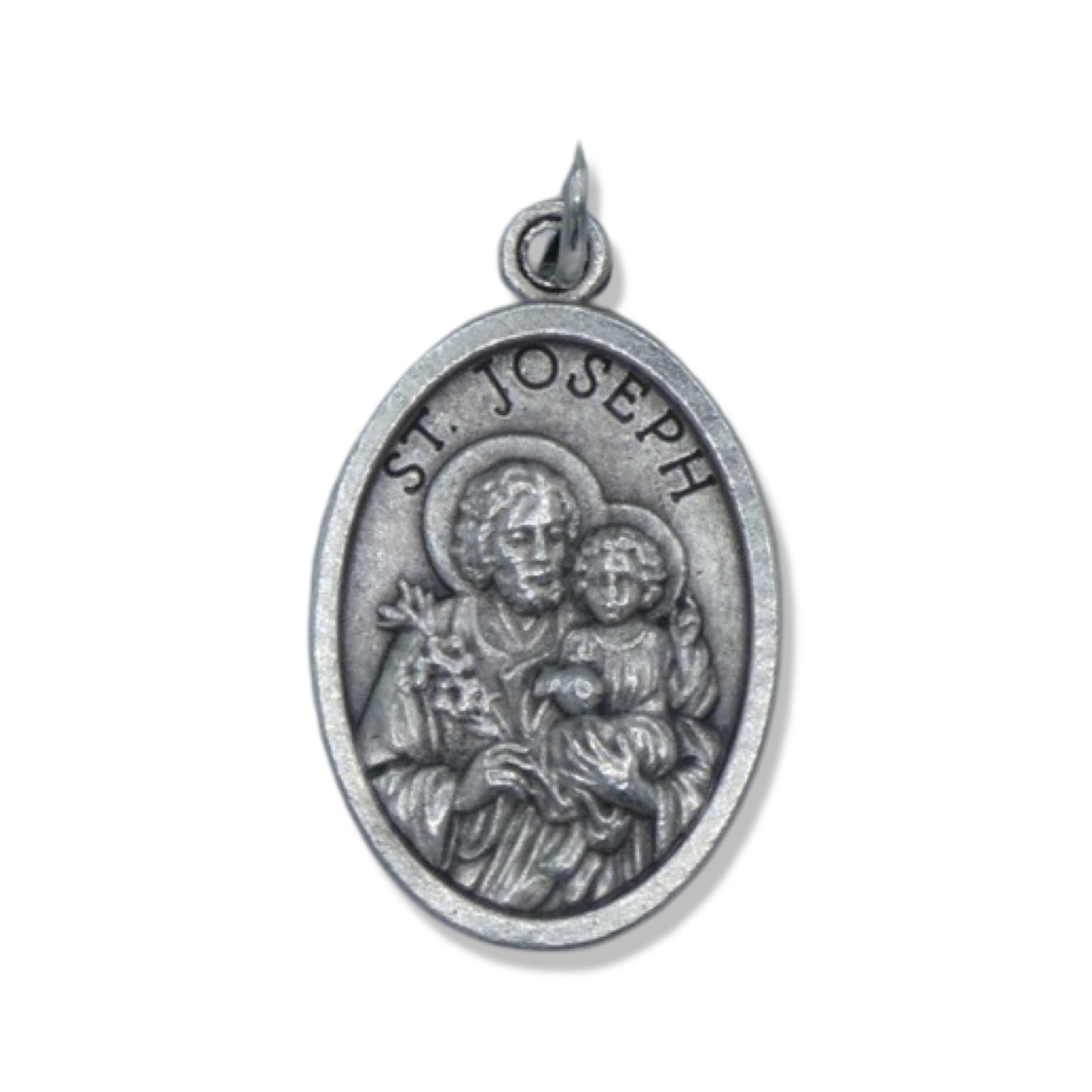 Two Sided St. Joseph and Holy Family Medal