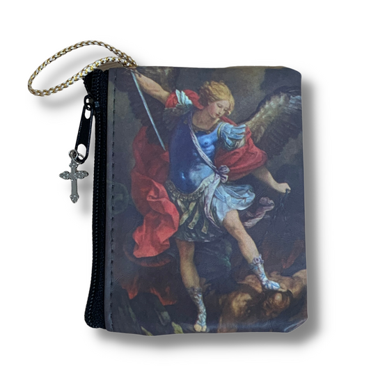 Vinyl St. Michael the Archangel Pouch