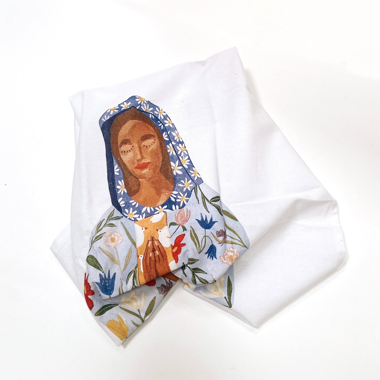 Virgin Mary Tea Towel