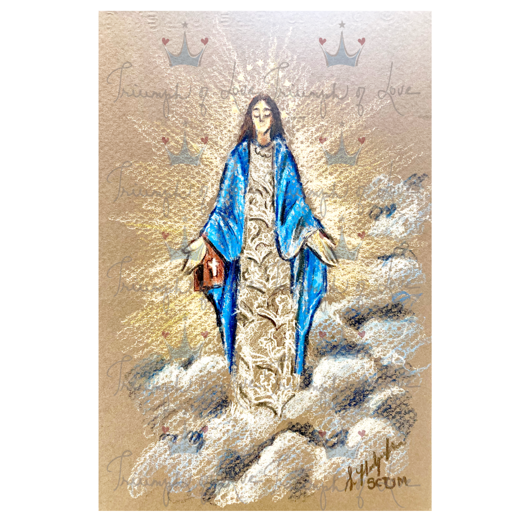 Original Our Lady of Garabandal Color Print by SCTJM