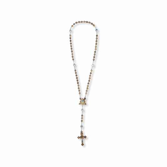 Wood "Ave Maria" Fatima Rosary
