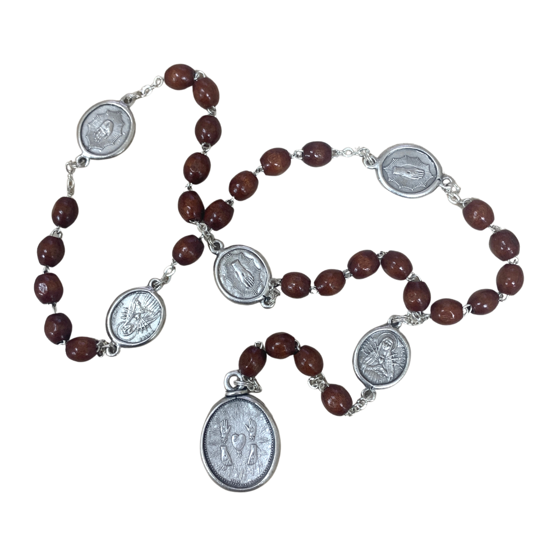 Wood Chaplet of the Five Wounds