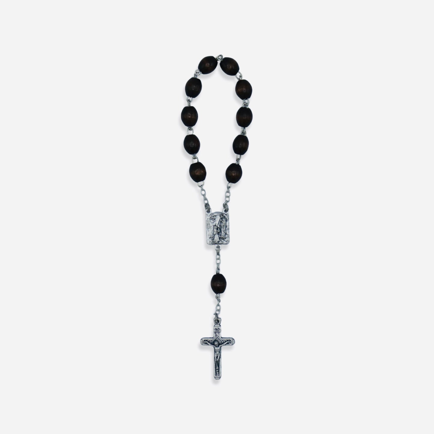Wood Beads Lourdes Decade Rosary