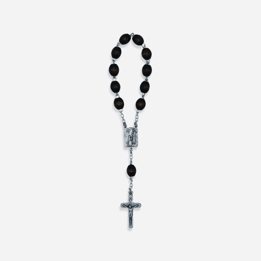 Wood Beads Lourdes Decade Rosary
