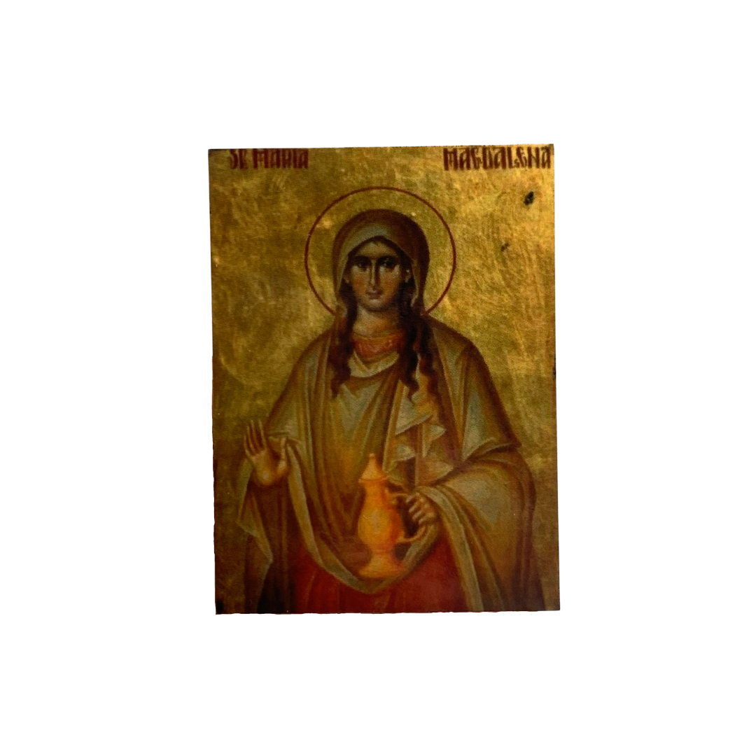 Wooden St. Mary Magdalene Magnet