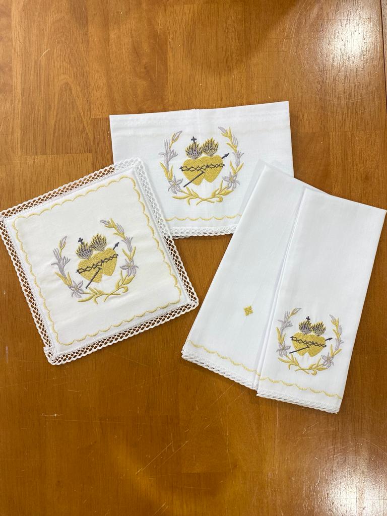 Embroidered Mass Linen Set by SCTJM