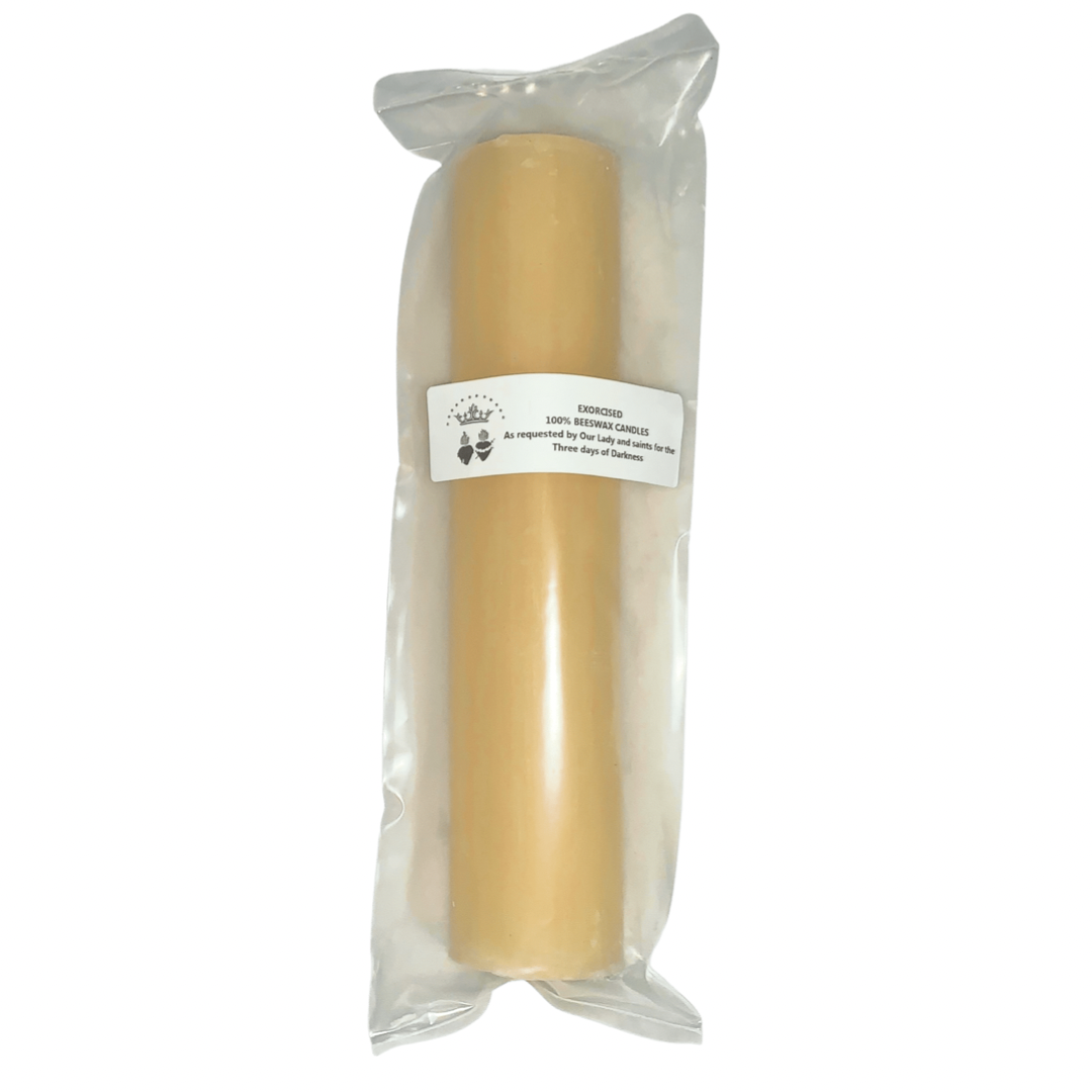 Exorcised Beeswax Candle