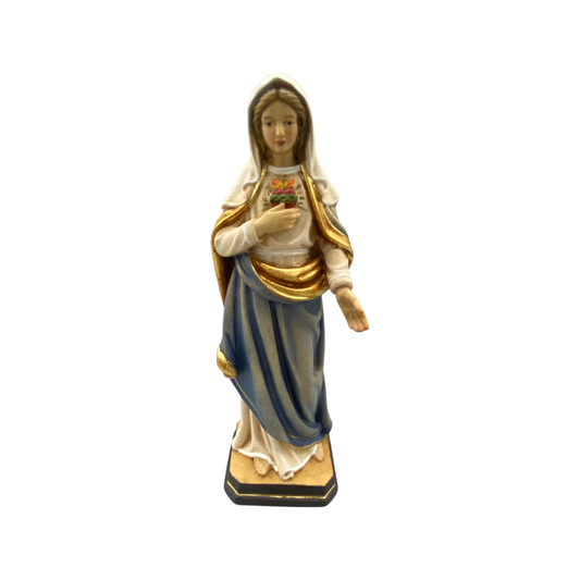 Sacred Heart of Mary - Wood Carved Statue