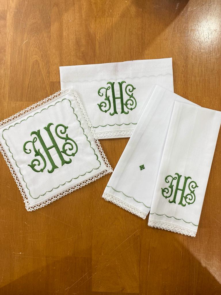 Embroidered Mass Linen Set by SCTJM